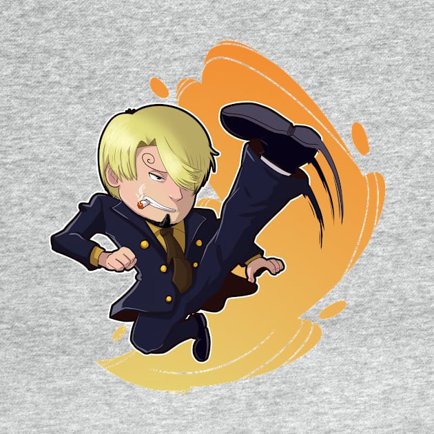 Chibi Sanji One Piece Series by Loganue